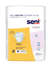 Load image into Gallery viewer, 80/cs SENI Active Classic Plus Underwear Medium (31” - 43”)