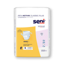 Load image into Gallery viewer, 88/cs SENI Active Classic Plus  Underwear Small (22” - 33”)