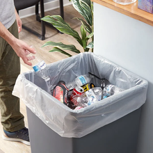 Load image into Gallery viewer, 100/Case Li'l Herc Medium-Duty Clear 45 Gallon Low Density Can Liner