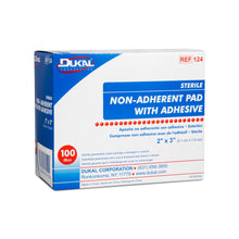 Load image into Gallery viewer, 2400/CS Non Adherent Pad with Adhesive, Sterile, 2" x 3"
