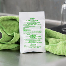 Load image into Gallery viewer, 100/CS NOBLE Chemical Soft Serve Ice Cream Machine Powdered Cleaner / Sanitizer Packet - 1 oz.