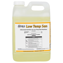 Load image into Gallery viewer, 2/CS Noble Chemical 2.5 Gallon / 320 oz. Low Temp San Dish Washing Machine Sanitizer