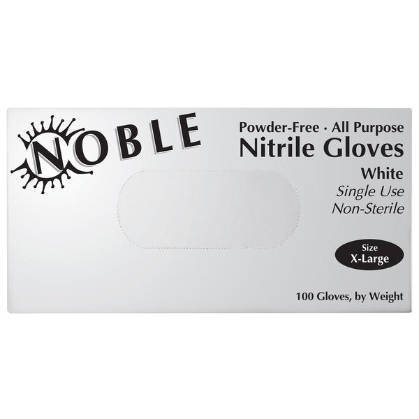 Noble Products Large Powder-Free Disposable Blue Vinyl Gloves for  Foodservice - Case of 1000 (10 Boxes of 100)