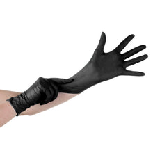 Load image into Gallery viewer, 1000/CS Lavex Industrial 3 Mil Thick Black Hybrid (Powder-Free) Gloves