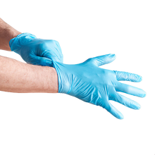 Load image into Gallery viewer, 1000/CS Noble NexGen 3 Mil Thick Blue Hybrid Powder-Free Gloves
