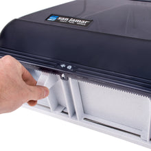 Load image into Gallery viewer, 1 Each - San Jamar R6500TBK Quantum 12" - 13" Jumbo Toilet Tissue Dispenser - Black Pearl