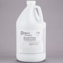 Load image into Gallery viewer, 4/CS - Noble Chemical 1 Gallon / 128 oz. Bacti-Free Third Sink Sanitizer