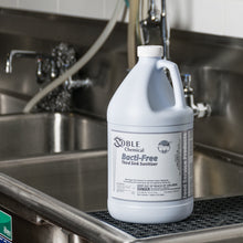 Load image into Gallery viewer, 4/CS - Noble Chemical 1 Gallon / 128 oz. Bacti-Free Third Sink Sanitizer