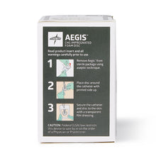 Load image into Gallery viewer, 40/CS Aegis CHG-Impregnated 1" Foam Disk Peel-Open Dressing with 4 mm Hole