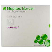 Load image into Gallery viewer, 50/CS Mepilex Border Flex Dressings, 6" x 6" (15.2 x 15.2 cm)
