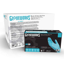 Load image into Gallery viewer, 1000/case Gloveworks Blue Nitrile Industrial Latex Free Disposable Gloves