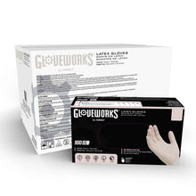 Load image into Gallery viewer, 1000/case Gloveworks Ivory Latex Industrial Powder Free Disposable Gloves