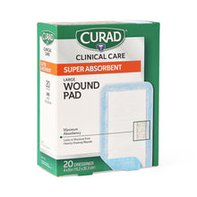 Load image into Gallery viewer, 480/CS CURAD Clinical Advances Super Absorbent Polymer Wound Dressings, 4" x 8"