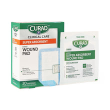 Load image into Gallery viewer, 480/CS CURAD Clinical Advances Super Absorbent Polymer Wound Dressings, 4" x 8"
