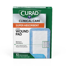Load image into Gallery viewer, 240/CS CURAD Clinical Advances Super Absorbent Polymer Wound Dressings, 4" x 8"