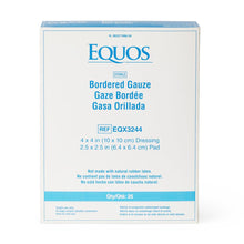 Load image into Gallery viewer, 500/CS Equos Sterile Bordered Gauze, 4" x 4"