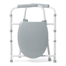 Load image into Gallery viewer, 4/CS Medline Steel Elongated Bedside Commode