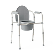 Load image into Gallery viewer, 4/CS Medline 3-in-1 Folding Commodes