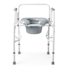 Load image into Gallery viewer, 1 EA Medline Padded Drop Arm Commodes