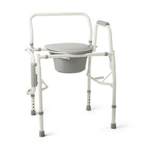 Load image into Gallery viewer, 1 EA Medline Plain Drop Arm Commodes
