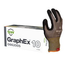 Load image into Gallery viewer, 72 Pairs/CS (GraphEx® G66200) Cut Resistant Level 6 Mechanical Gloves with AxiFybr®