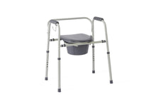 Load image into Gallery viewer, 1/CS Medline Steel Commode with Microban