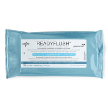 Load image into Gallery viewer, 24/CS Medline ReadyFlush Biodegradable Flushable Wipes, Fragrance Free