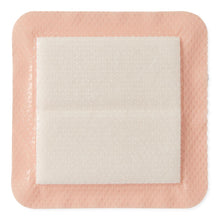 Load image into Gallery viewer, 100/CS Optifoam Gentle EX Bordered Foam Dressings in Educational Packaging, 5" x 5"