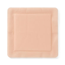 Load image into Gallery viewer, 100/CS Optifoam Gentle EX Bordered Foam Dressings in Educational Packaging, 6" x 6"