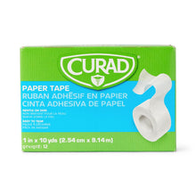 Load image into Gallery viewer, 120/CS CURAD Paper Adhesive Tape, 1" x 10 yd.