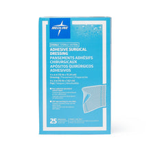 Load image into Gallery viewer, 200/CS Medline Sterile Adhesive Surgical Dressings, 4" x 6" with 4" x 3" Pad