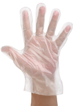 Load image into Gallery viewer, 1000/CS Bantam White Single-Use Thermoplastic Elastomer (TPE) Gloves