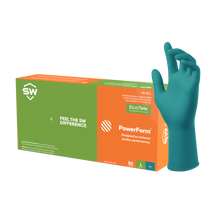 Load image into Gallery viewer, 500/CS PowerForm Extended Cuff Heavy Duty Nitrile Exam Gloves