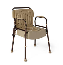 Load image into Gallery viewer, 1/CS Medline Bedside Commode with Microban