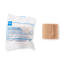 Load image into Gallery viewer, 36/CS Medline Nonsterile Self-Adherent Cohesive Bandage, Tan, 2" x 5 yd. (5.1 cm x 4.6 m)