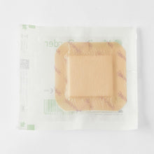 Load image into Gallery viewer, 70/CS Mepilex Safetac Self-Adherent Foam Border Dressings, 3" x 3" (7.6 x 7.6 cm)