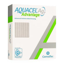 Load image into Gallery viewer, 100/CS Aquacel Ag Advantage Surgical Advanced Hydrofiber Dressings with Hydrofiber, 0.75" x 18"
