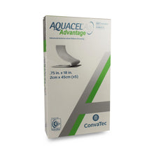 Load image into Gallery viewer, 100/CS Aquacel Ag Advantage Surgical Advanced Hydrofiber Dressings with Hydrofiber, 0.75" x 18"