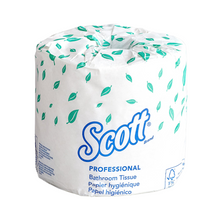 Load image into Gallery viewer, 80 Rolls/Case Scott® Essential Individually-Wrapped 550 Sheet Toilet Paper Roll