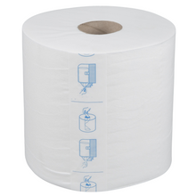 Load image into Gallery viewer, 6 Rolls/Case Merfin 8400 1-Ply Center Pull Airlaid Paper Towel 400' Roll