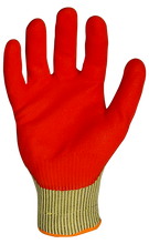 Load image into Gallery viewer, 72 Pairs/CS BULLSEYE™ C56201 Hi-Vis Cut-Resistant Level A5 Gloves with AxiFybr®