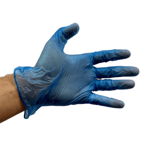 1000/case OmniShield AMS #352 Series Blue Multi-Purpose Vinyl Gloves