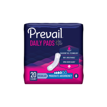 Load image into Gallery viewer, Prevail Bladder Control Pad, Moderate Absorbency 9.25"
