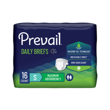 Load image into Gallery viewer, Prevail Adult Incontinent Disposable Briefs, 20"-30" - Small
