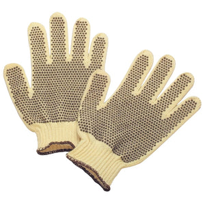 Tuff-Knit Extra Gloves, Dupont Kevlar, Mens, Yellow
