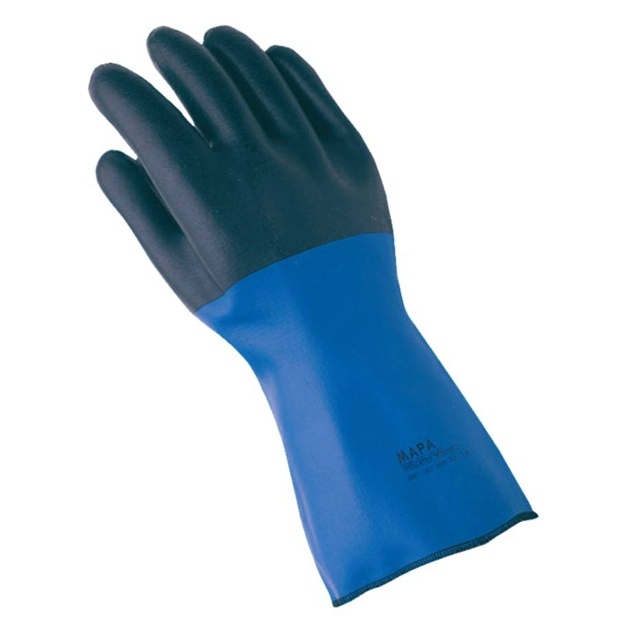6 PR Temp-Tec Nl-56 Gloves, Blue/Black, Size 10