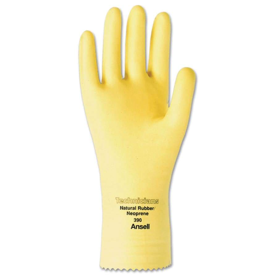 Technicians Gloves, Natural Latex/Neoprene Blend