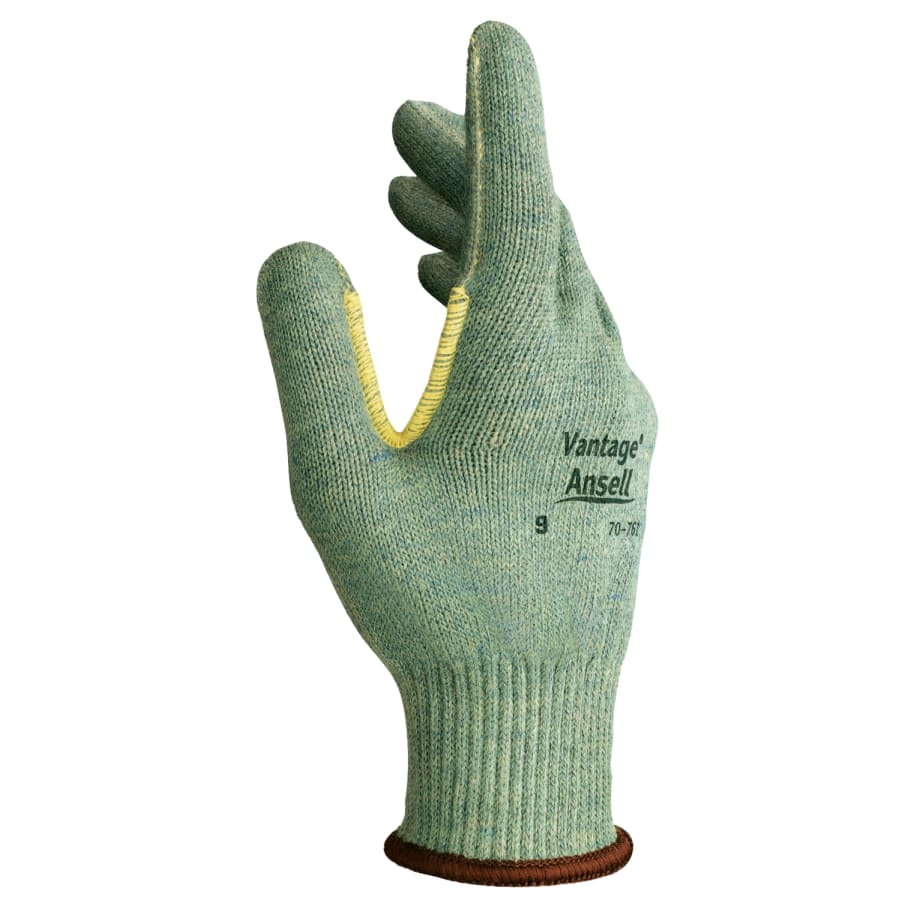Vantage Heavy Cut Protection Gloves, Size 11, Mint, Leather