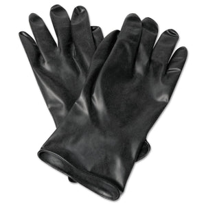 Chemical Resistant Butyl™ Gloves, Size 11, Black, 13 Mil, Smooth