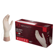 Load image into Gallery viewer, 1000/case AMMEX LX3 Ivory Latex Industrial Powder Free Disposable Gloves
